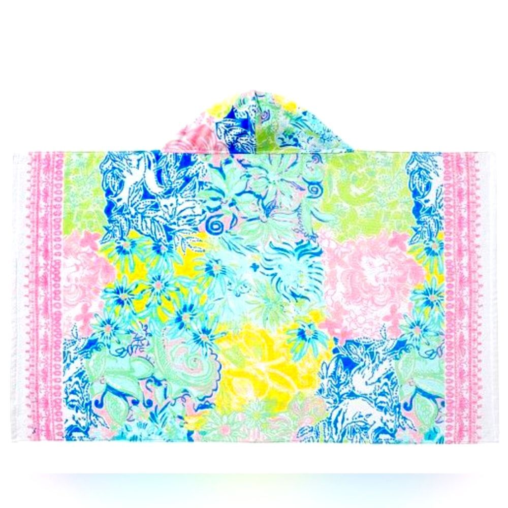 Lilly Pulitzer x Pottery Barn Kids Girl's Cheek to Cheek Hooded Beach Pool Towel
